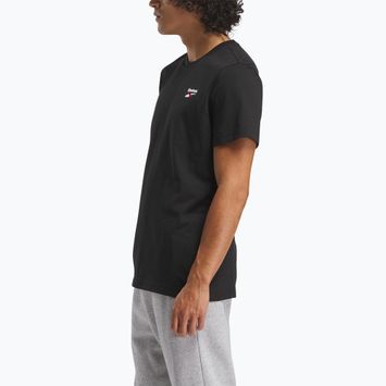 Мъжка тениска Reebok Identity Small Logo Tee черна/бяла/векторно червена