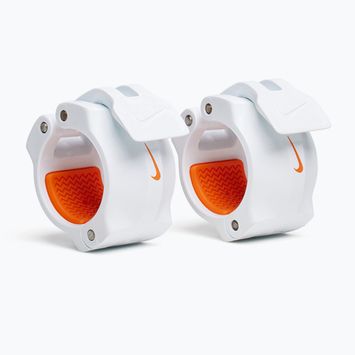 Скоби за щанги Nike Strength 2 бр. white/orange