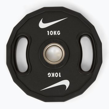 Бъмпер тежести  Nike Strength Pro Urethane Plates 10 kg black/white
