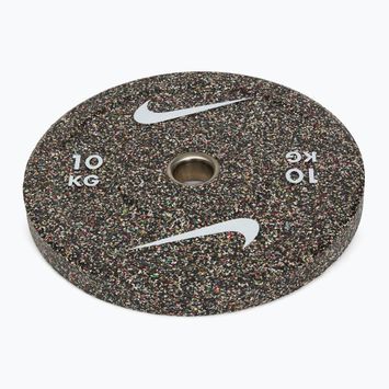 Бъмпър тежести Nike Strength Grind Bumper Plates 10 kg blackout