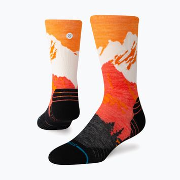 Stance Out Of Range Light Wool Crew оранжеви чорапи