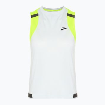 Дамска тениска за бягане Brooks Carbonite Tank icy grey/nightlife jacquard