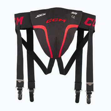 Детски суспензор CCM Jock Combo JR black/red