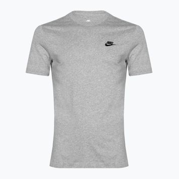 Мъжка тениска Nike Sportswear Club dark grey heather/black