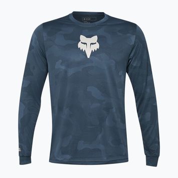 Мъжки колоездачен анцуг с дълъг ръкав Fox Racing Ranger Tru Dri dark vintage blue