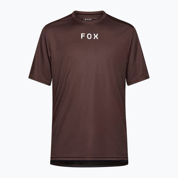 Fox Racing Ranger Wordmark мъжко колоездачно трико какаово кафяво