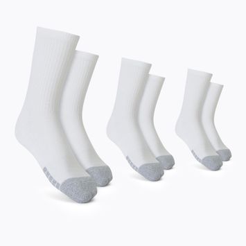 Under Armour Heatgear Crew спортни чорапи 3 чифта бели 1346751