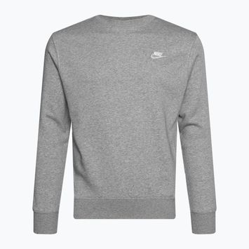 Мъжки суитшърт Nike Sportswear Club Fleece Crew dark grey heather/white