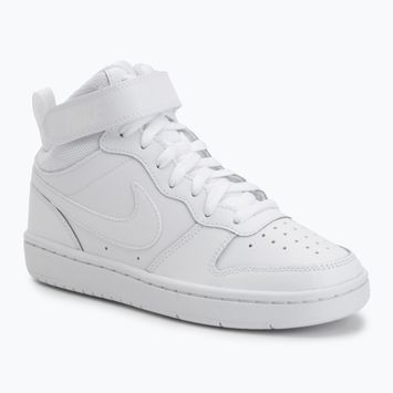 Детски обувки Nike Court Borough Mid 2 white/white/white