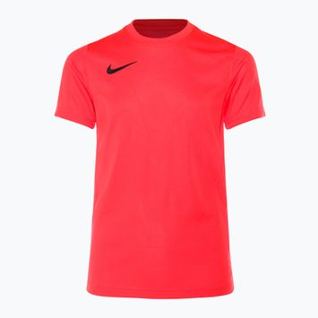 Детска футболна фланелка Nike Dri-FIT Park VII SS ярко малиново/черно