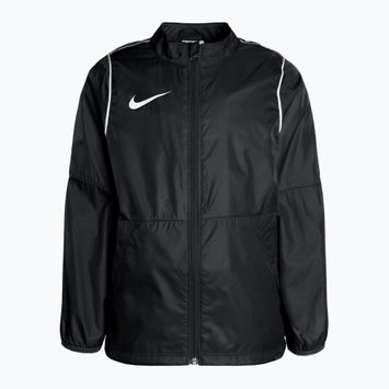 Детско футболно яке Nike Park 20 Rain Jacket черно/бяло/бяло