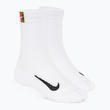 Nike Court Multiplier Cushioned Crew 2 чифта бели/бели чорапи за тенис