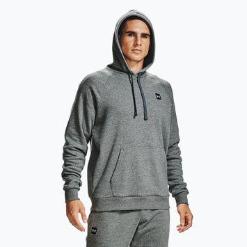 Мъжки суитшърт Under Armour Rival Hoodie pitch gray light heather/onyx white