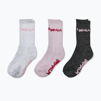 IMPALA Skate дамски чорапи 3 чифта блясък