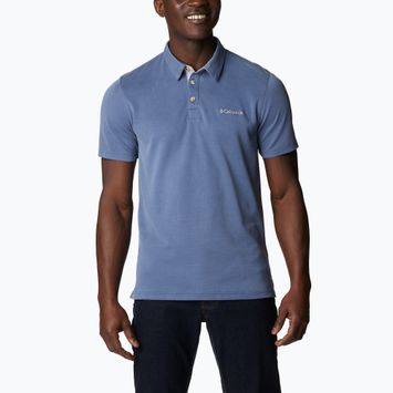 Мъжка тениска Columbia Nelson Point Polo dark mountain