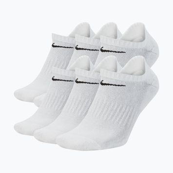 Чорапи Nike Everyday Cushioned No-Show 6 чифта white/black