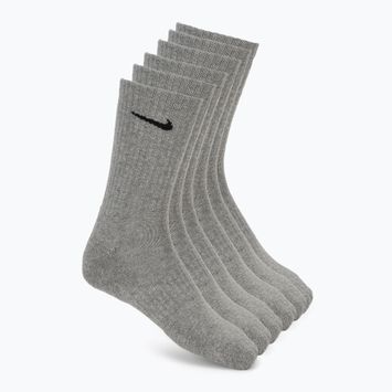 Мъжки чорапи Nike Everyday Cushioned 6 чифта carbon heather/black