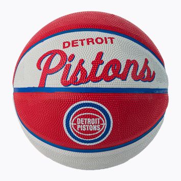 Wilson NBA Team Retro Mini Detroit Pistons баскетболна топка Red WTB3200XBDET