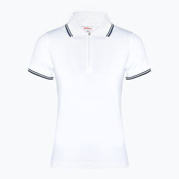 Дамска тениска Wilson Team Polo bright white