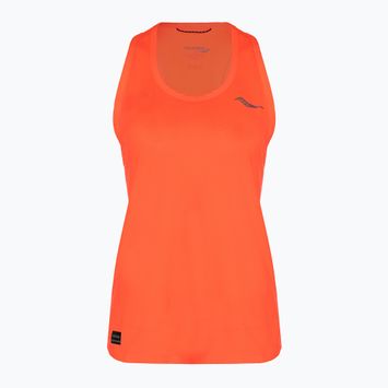 Дамски потник за бягане Saucony Stopwatch Singlet vizi red