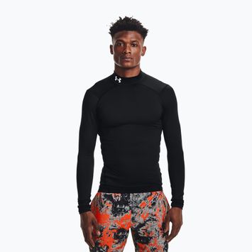 Мъжка блуза с дълъг ръкав за тренировка Under Armour Comp Mock UA Armour black/white