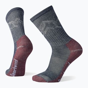 Чорапи за трекинг Smartwool Classic Hike Light Cushion Mountain Pattern Crew deep navy