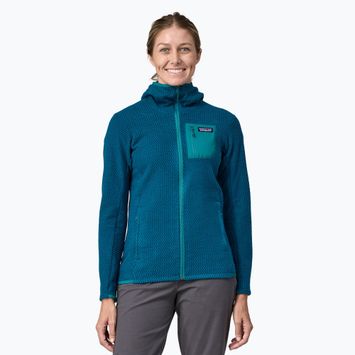 Дамски потник за трекинг Patagonia R1 Air Full-Zip lagom blue