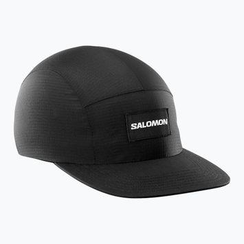 Дамска шапка с козирка Salomon Bonatti WP 5 Panel дълбоко черна