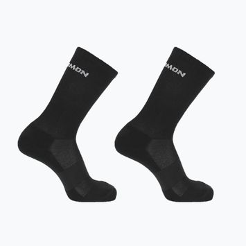Salomon Evasion Crew 2 чифта чорапи за трекинг черни/черни