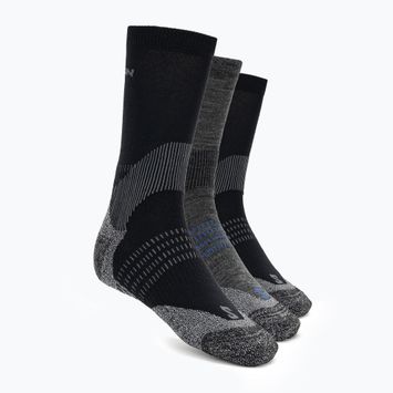 Salomon X Ultra Access Crew 2 чифта чорапи за трекинг антрацит/черно
