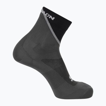 Чорапи за бягане Salomon Pulse Ankle black/ monument/ magnet