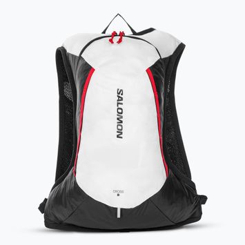 Salomon Cross 8 l бяла/черна раница за бягане