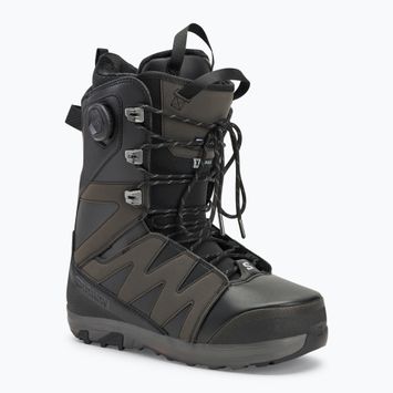 Ботуши за сноуборд Salomon X Approach Lace SJ Boa черни