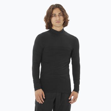 Мъжка термоблуза с дълъг ръкав Salomon Essential Warm deep black