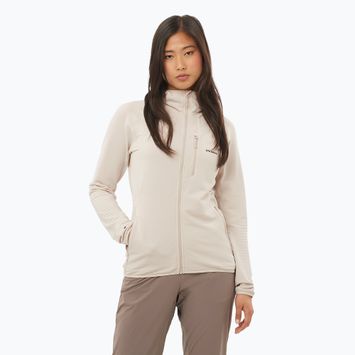 Дамско яке за трекинг Salomon Lightwarm Full Zip за дъждовен ден