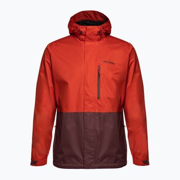 Мъжко дъждобранно яке Columbia Hikebound червено 1988621839