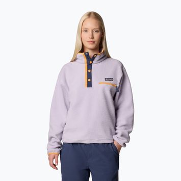 Дамски поларен суитшърт Columbia Helvetia II Cropped Half Snap Fleece lavender pearl