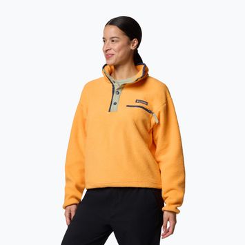 Дамски поларен суитшърт Columbia Helvetia II Cropped Half Snap Fleece summer orange