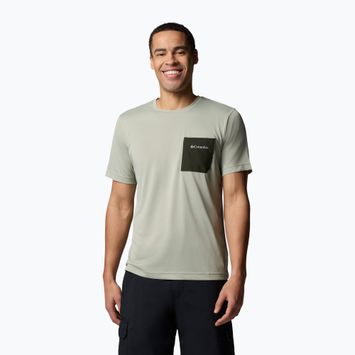 Мъжка тениска Columbia Hike Pocket Crew safari/greenscape
