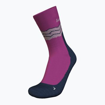 Мъжки чорапи за трекинг Icebreaker Merino Hike+ Medium Crew Across the Peaks passion