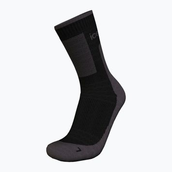 Мъжки чорапи за трекинг Icebreaker Merino Hike+ Medium Crew black/obsidian