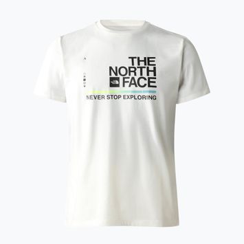 Мъжка тениска за трекинг The North Face Foundation Graphic white NF0A55EFQ4C1