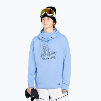 Дамски суитшърт за сноуборд Volcom Riding Hydro P/O crystal blue