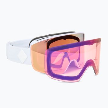 Дамски предпазни ски очила Giro Ella white bliss/rose gold/infrared