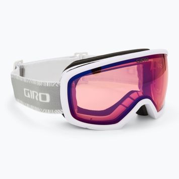 Дамски предпазни ски очила Giro Millie white&grey chute/infrared