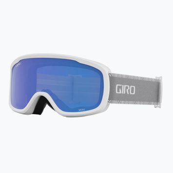 Дамски ски очила Giro Moxie white & grey chute/ cobalt/ yellow