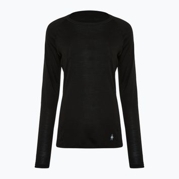 Дамска термо блуза с дълъг ръкав Smartwool Classic Thermal Merino Base Layer Crew Boxed black