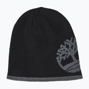 Мъжка зимна шапка Timberland Reversible Logo Beanie black