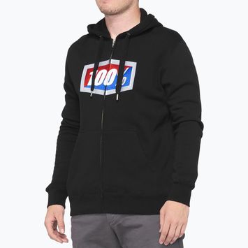 Мъжки суитшърт 100% Official Zip Hoodie Fleece black