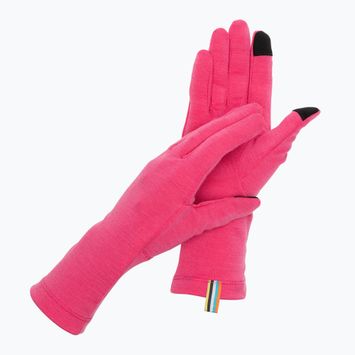 Smartwool Thermal Merino power розови ръкавици за трекинг